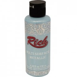 Rich - Rich Multi Surface Metalik Her Yüzey İçin Akrilik Boya 120ml 6538 Bebek Mavi