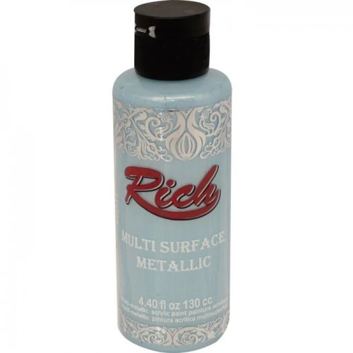 Rich Multi Surface Metalik Her Yüzey İçin Akrilik Boya 120ml 6538 Bebek Mavi