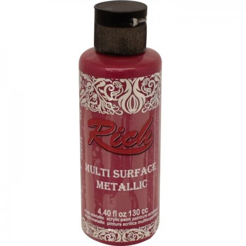 Rich Multi Surface Metalik Her Yüzey İçin Akrilik Boya 120ml 6540 Elma Şekeri