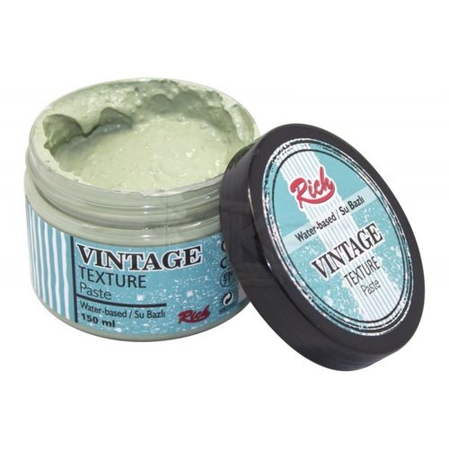 Rich Su Bazlı Vintage Texture Paste 150ml 5116 Antik Yeşil - 5116 Antik Yeşil