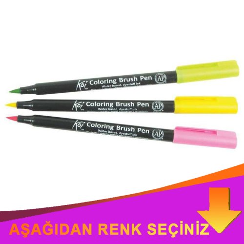 Sakura Koi Coloring Brush Pen İndirimli Renkler