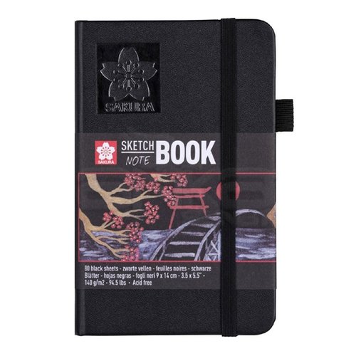 Sakura Sketch Book Siyah Kağıt 140g 80 Yaprak