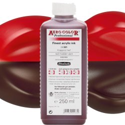 Schmincke - Schmincke Aero Color 250ml 301 Red Madder Dark