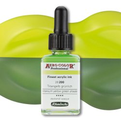 Schmincke - Schmincke Aero Color 28ml 200 Titanium Yellow Green Shade