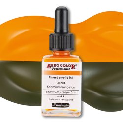 Schmincke - Schmincke Aero Color 28ml No:204 Cadmium Orange Hue