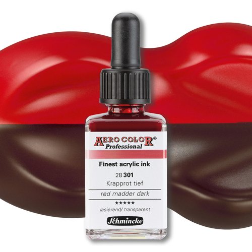 Schmincke Aero Color 28ml 301 Red Madder Dark - 301 Red Madder Dark