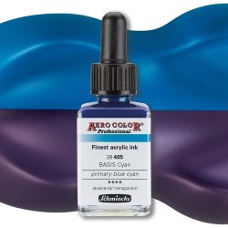 Schmincke - Schmincke Aero Color 28ml 405 Primary Blue Cyan