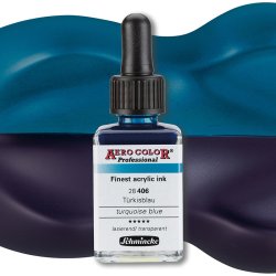 Schmincke - Schmincke Aero Color 28ml No:406 Turquoise Blue