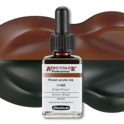 Schmincke - Schmincke Aero Color 28ml No:602 Brown Brazil