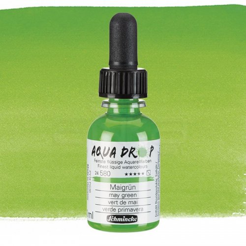 Schmincke Aqua Drop Sıvı Sulu Boya 30ml 580 May Green