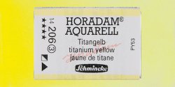 Makin's Clay - Schmincke Horadam Aquarell 1/1 Tablet 206 Titanium Yellow seri 3