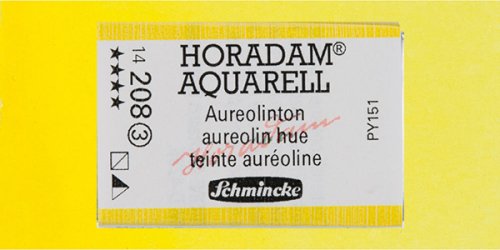 Schmincke Horadam Aquarell 1/1 Tablet 208 Aureolin Modern seri 3 - 208 Aureolin Modern