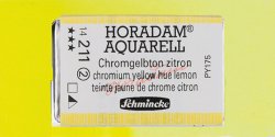 Schmincke - Schmincke Horadam Aquarell 1/1 Tablet 211 Chrome Yellow Lemon seri 2