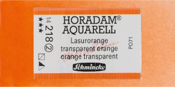 Schmincke - Schmincke Horadam Aquarell 1/1 Tablet 218 Translucent Orange seri 2