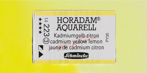 Schmincke Horadam Aquarell 1/1 Tablet 223 Cadmium Yellow Lemon seri 3 - 223 Cadmium Yellow Lemon