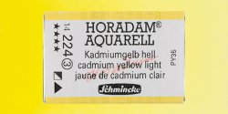 Schmincke - Schmincke Horadam Aquarell 1/1 Tablet 224 Cadmium Yellow Light seri 3