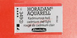 Makin's Clay - Schmincke Horadam Aquarell 1/1 Tablet 349 Cadmium Red Light seri 3