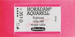 Makin's Clay - Schmincke Horadam Aquarell 1/1 Tablet 351 Ruby Red seri 3