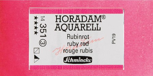 Schmincke Horadam Aquarell 1/1 Tablet 351 Ruby Red seri 3 - 351 Ruby Red
