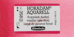 Schmincke - Schmincke Horadam Aquarell 1/1 Tablet 358 Madder Lake Deep seri 2