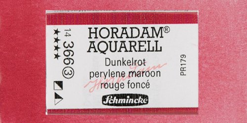 Schmincke Horadam Aquarell 1/1 Tablet 366 Deep Red seri 3 - 366 Deep Red