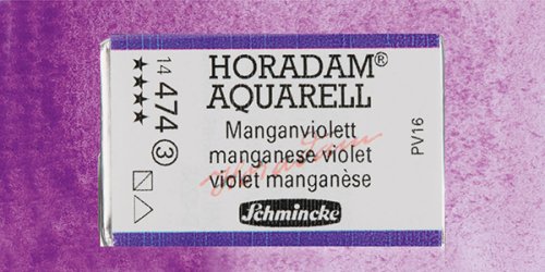 Schmincke Horadam Aquarell 1/1 Tablet 474 Manganese Violet seri 3