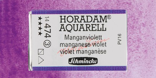 Schmincke Horadam Aquarell 1/1 Tablet 474 Manganese Violet seri 3 - 474 Manganese Violet