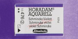 Schmincke - Schmincke Horadam Aquarell 1/1 Tablet 476 Schmincke Violet seri 2