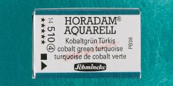 Makin's Clay - Schmincke Horadam Aquarell 1/1 Tablet 510 Cobalt Green Turquoise seri 4