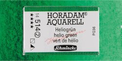 Schmincke - Schmincke Horadam Aquarell 1/1 Tablet 514 Helio Green seri 2