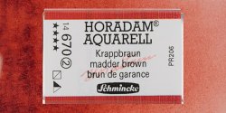 Makin's Clay - Schmincke Horadam Aquarell 1/1 Tablet 670 Madder Brown seri 2