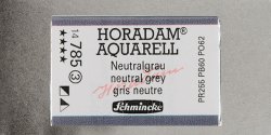Schmincke - Schmincke Horadam Aquarell 1/1 Tablet 785 Neutral Grey seri 3