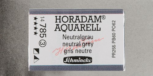 Schmincke Horadam Aquarell 1/1 Tablet 785 Neutral Grey seri 3 - 785 Neutral Grey