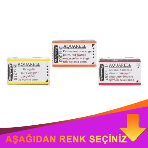 Schmincke Horadam Aquarell 1/1 Tablet İndirimli Renkler