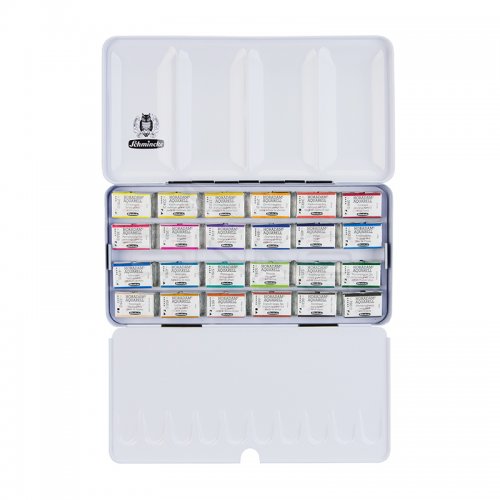 Schmincke Horadam Aquarell Sulu Boya Seti 24 Renk 1/1 Tablet Kod:74 324