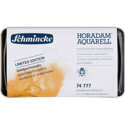 Schmincke Horadam Aquarell Sulu Boya Seti Metalik 6lı 1/2 Tablet 74 777 - Thumbnail