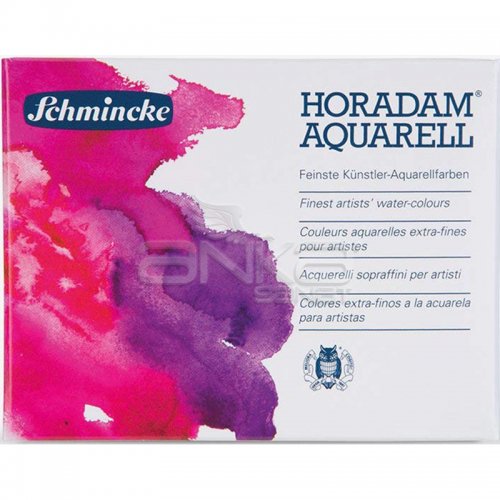 Schmincke Horadam Aquarell Sulu Boya Setleri 8li Yarım Tablet 74 408