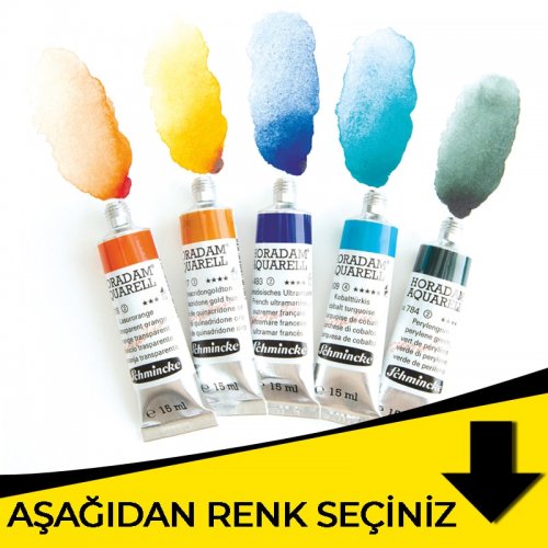 Schmincke Horadam Aquarell Tube 15ml Sarı Tonlar