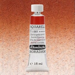 Schmincke - Schmincke Horadam Aquarell Tube 15ml Seri 1 Burnt Sienna 661