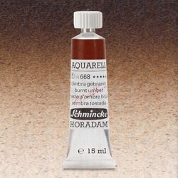 Schmincke - Schmincke Horadam Aquarell Tube 15ml Seri 1 Burnt Umber 668