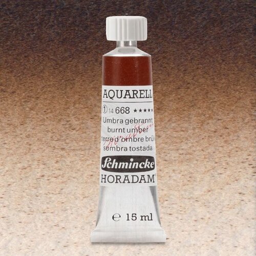 Schmincke Horadam Aquarell Tube 15ml Seri 1 Burnt Umber 668