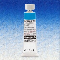 Schmincke - Schmincke Horadam Aquarell Tube 15ml Seri 1 Cerulean Blue Tone 481