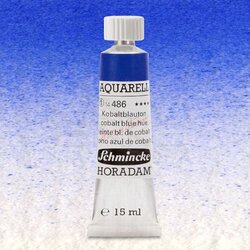 Schmincke - Schmincke Horadam Aquarell Tube 15ml Seri 1 Cobalt Blue Tone 486