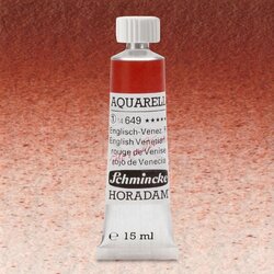 Schmincke - Schmincke Horadam Aquarell Tube 15ml Seri 1 English-Venetian Red 649