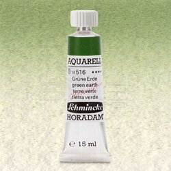 Schmincke - Schmincke Horadam Aquarell Tube 15ml Seri 1 Green Earth 516