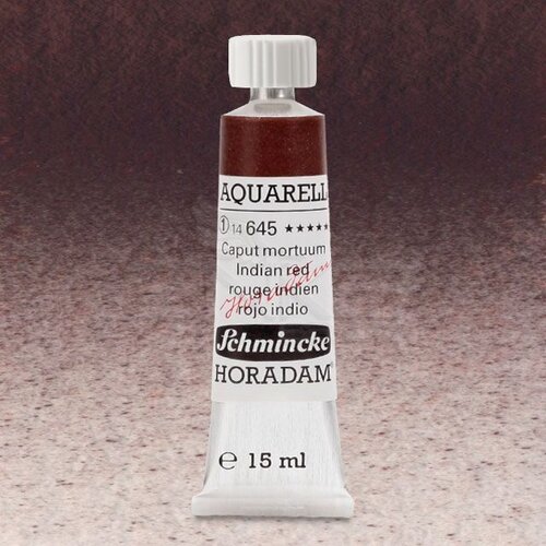 Schmincke Horadam Aquarell Tube 15ml Seri 1 Indian Red 645 - 645 Indian Red