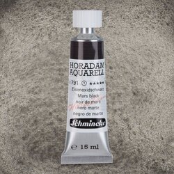 Schmincke - Schmincke Horadam Aquarell Tube 15ml Seri 1 Mars Black 791