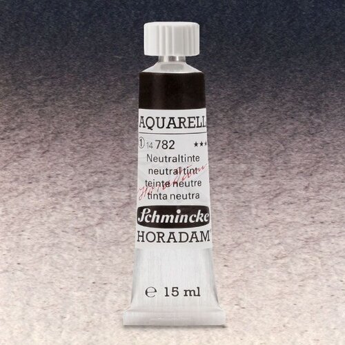 Schmincke Horadam Aquarell Tube 15ml Seri 1 Neutral Tint 782 - 782 Neutral Tint