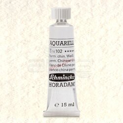 Schmincke - Schmincke Horadam Aquarell Tube 15ml Seri 1 Permanent Chinese White 102