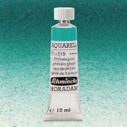 Schmincke - Schmincke Horadam Aquarell Tube 15ml Seri 1 Phthalo Green 519